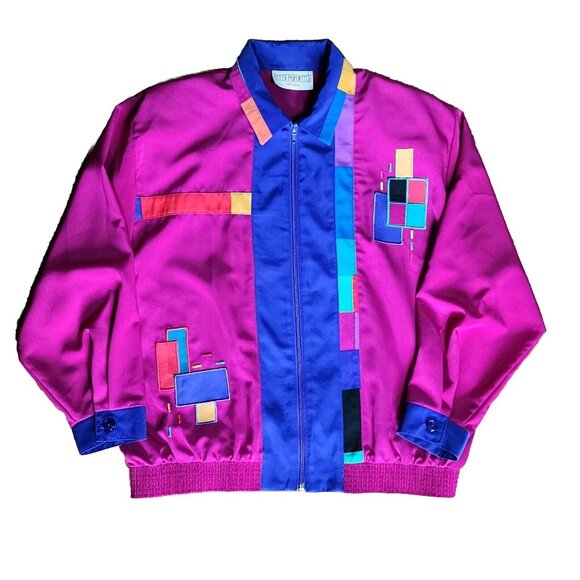 Peter Popovitch Outfit Set Womens Sz SP Small Petite Purple Blue Yellow Vintage - Picture 2 of 10